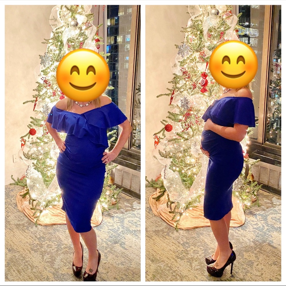 Maternity cocktail dress